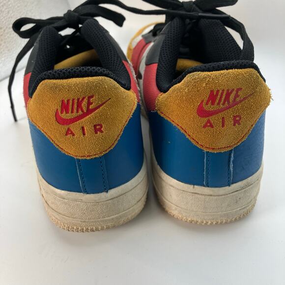 Nike Air Force 1 Low What The‎ Multi-Color Youth 4.5Y AQ4211-100 Cracked Leather - Picture 3 of 11